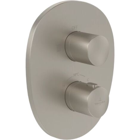 Mitigeur thermostatique encastré VILLEROY ET BOCH Antao Brushed Nickel Matt