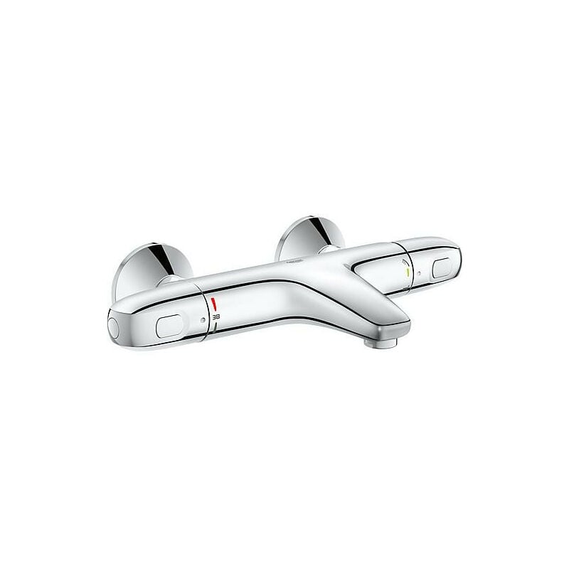 Mitigeur thermostatique Grohe bain Grotherm 1000 , montage mural Securisé, chromé