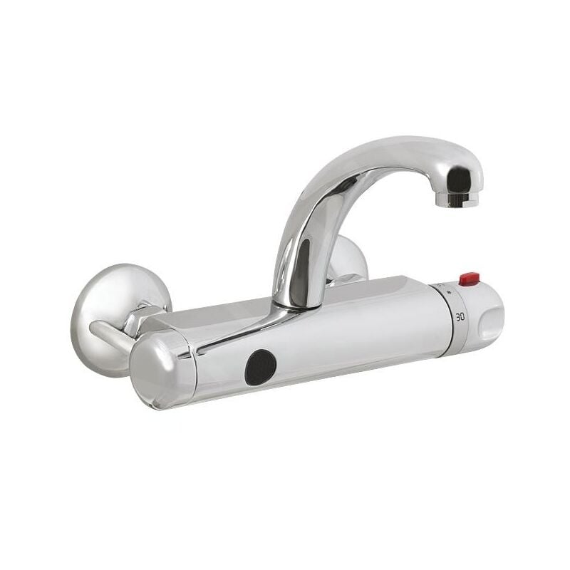 Sanela - Robinet infrarouge - Mitigeur thermostatique de lavabo, lavabo 230 v CA/24V cc, inox slu 25