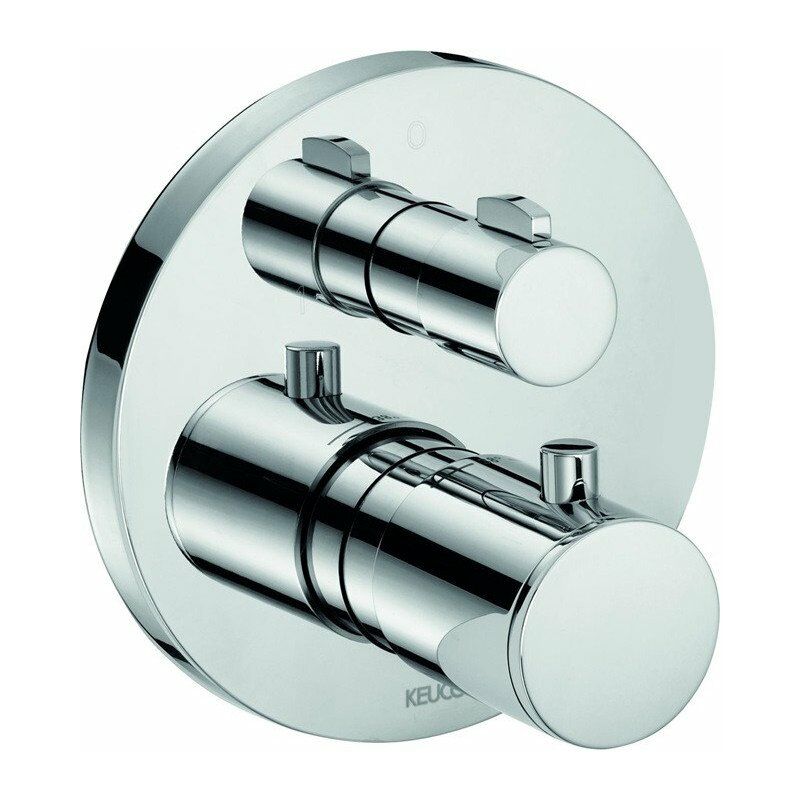 

Mitigeur thermostatique PLAN DN 15 / DN 20, avec céramique chromée et chromée KEUCO