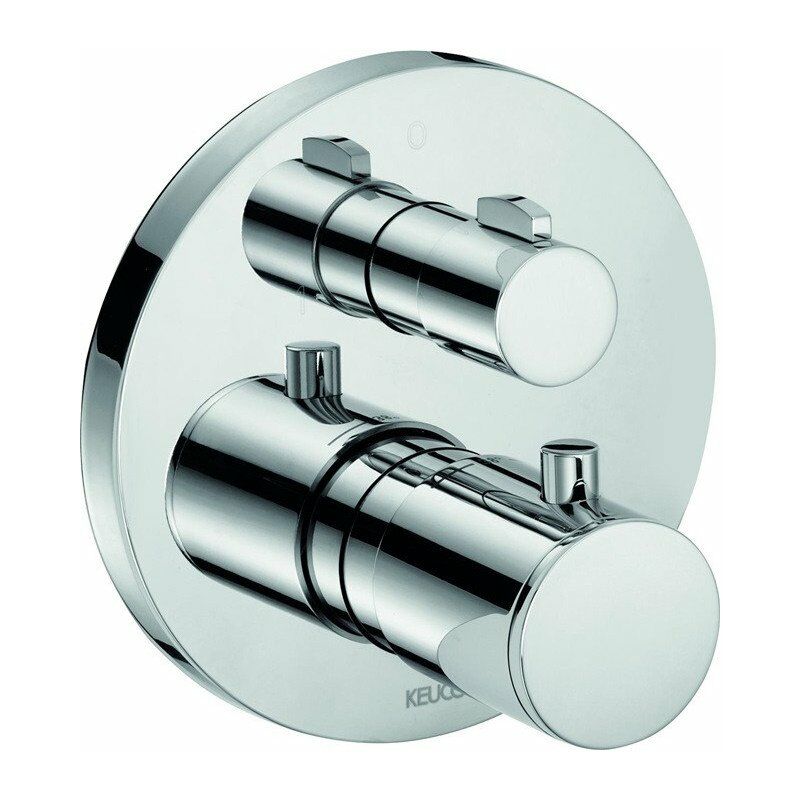 

Keuco - Mitigeur thermostatique PLAN DN 15 / DN 20, avec robinet d'arrêt en céramique chromé