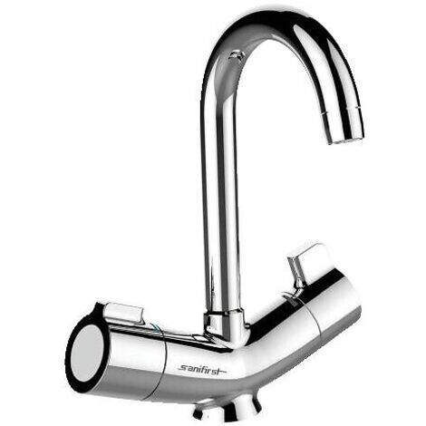 Mitigeur thermostatique pour lavabo Mastermix sur plage sans vidage