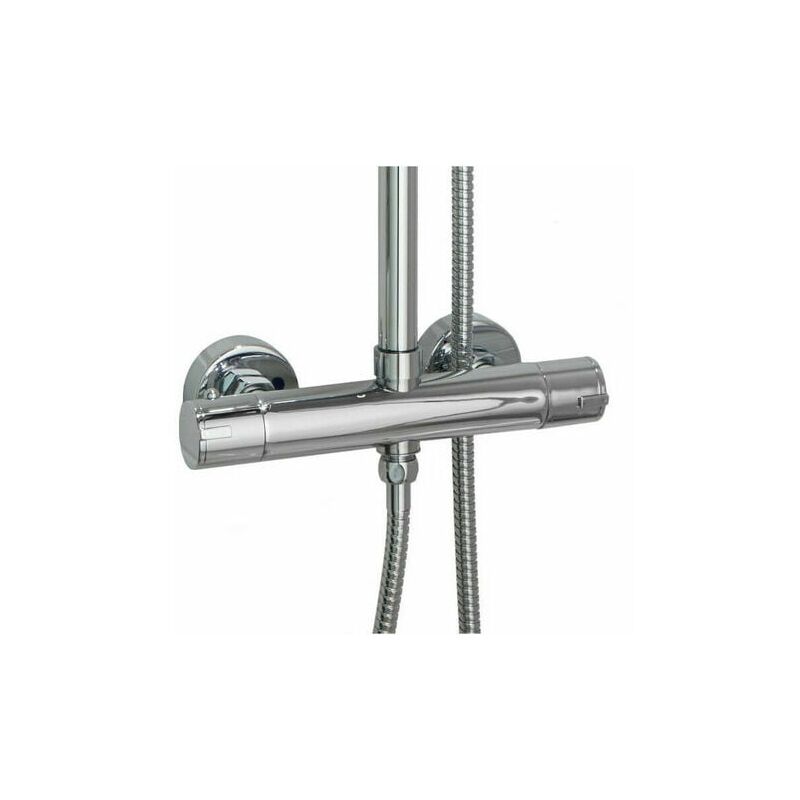 Mowze - Mitigeur Douche Thermostatique - Raccord Universel, Sécurité Anti-Brûlure