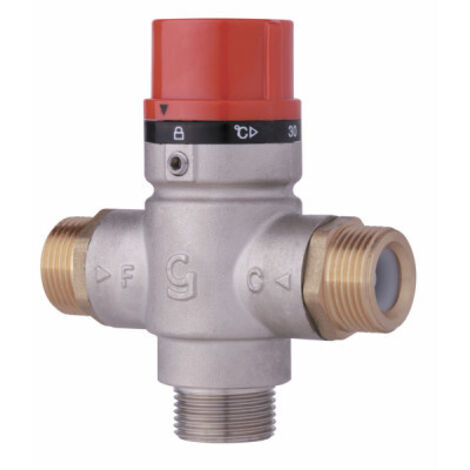 Mitigeur thermostatique solaire à 1 clapet MM3/4 - DIFF