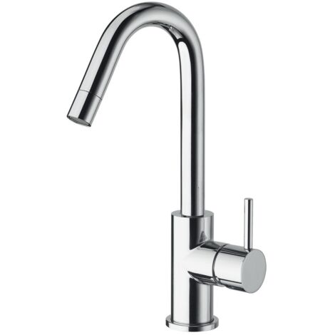 Mitigeur Triverde pour lavabo bec haut mobile chromé + Vidage - CRISTINA ONDYNA PM22651