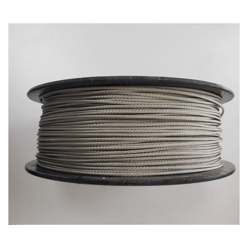 Câble Inox 5mm (Qualité 316) - 7x7 - Touret de 250m