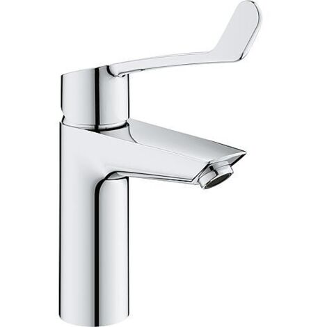 Mitigeur WC Eurosmart M-Size – Chrome – Écoulement Push-open – Levier long ergonomique – Hauteur 241 mm – Fixation rapide GROHE QuickFix®