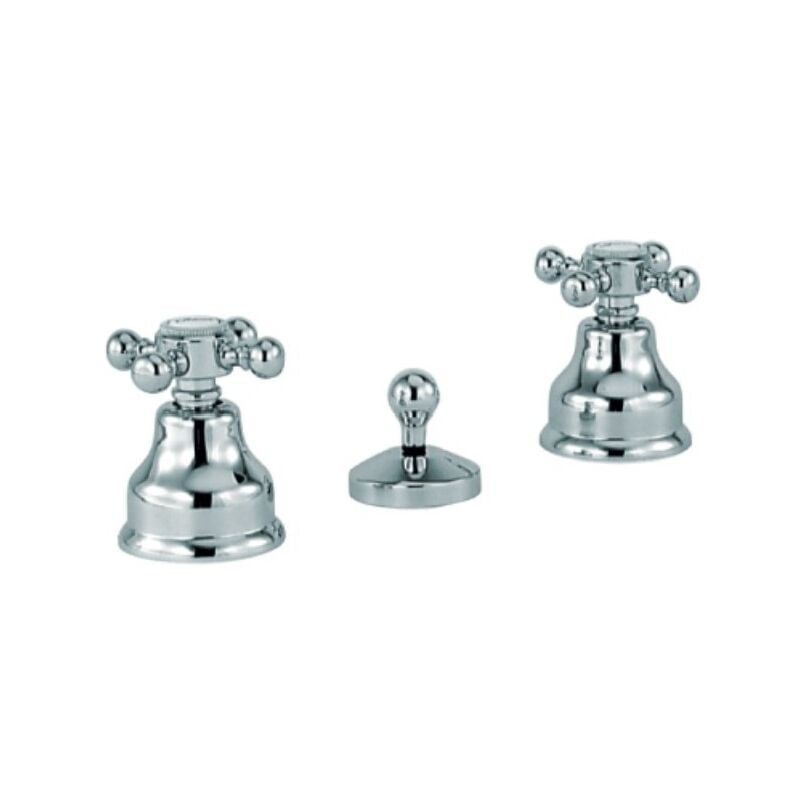 Mitigeurs de bidet à trois trous en laiton chromé - Eurorama Anais