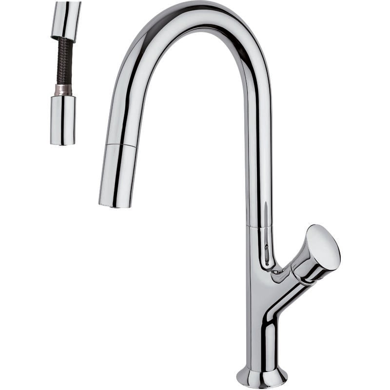 Mitigeur Tropic à douchette extractible Chrome