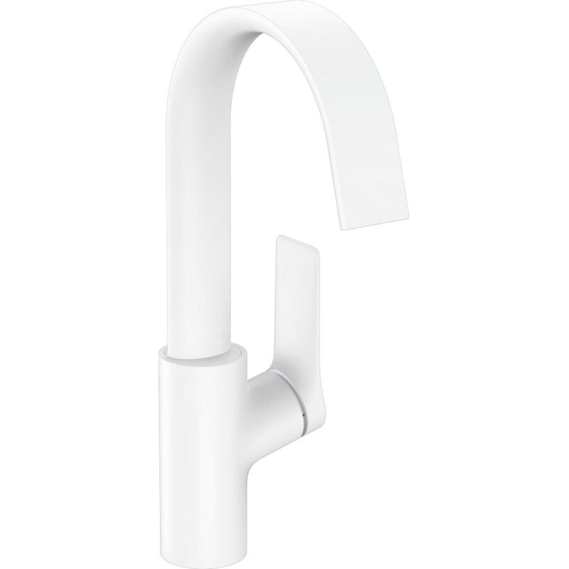 Hansgrohe Vivenis - Mitigeur de lavabo 210, avec vidage rotatif, EcoSmart, blanc mat 75032700