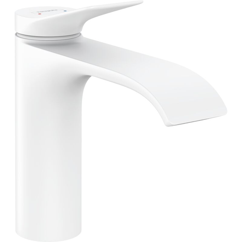 Hansgrohe - Vivenis - Mitigeur de lavabo 110, EcoSmart, blanc mat 75022700