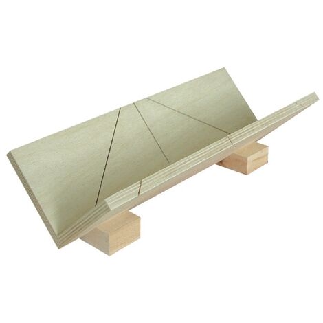 Scatola Per Sega Per Tagli Obliqui - 290x58x56 Mm, Con Guide A 45° E 90°, Per Fai-Da-Te - Foto 5