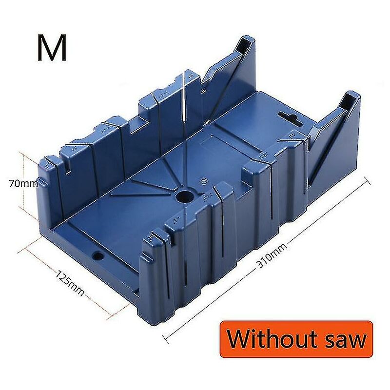 Mitre Saw Box Mutil Angle Cutting Block Tool Carpenter Crafts Frame Sawing Box(size:m)