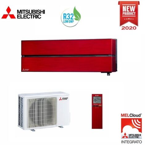 MITSUBISHI Climatizzatore Condizionatore Serie Kirigamine 12000 Btu Ruby Red