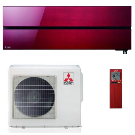 MITSUBISHI Climatizzatore Condizionatore Serie Kirigamine 9000 Btu Red Rubin