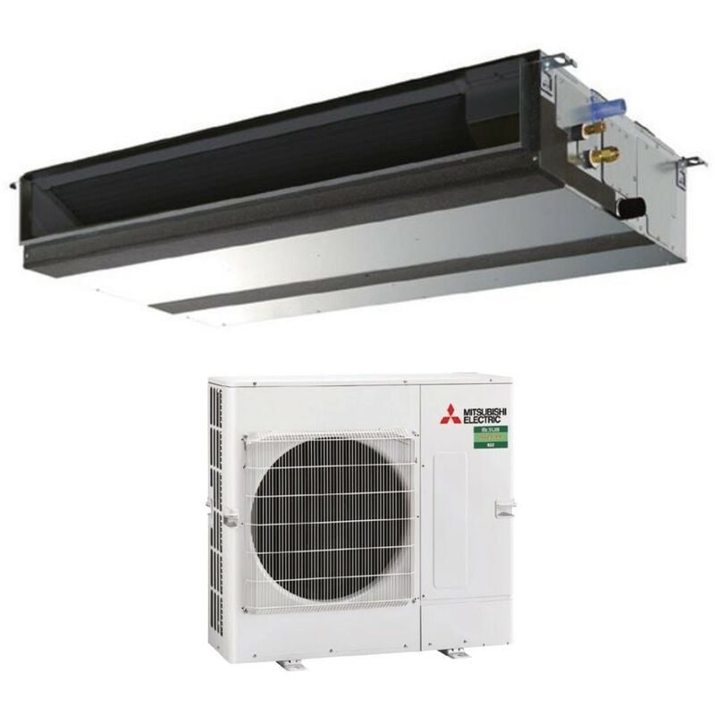 Air Conditioner Ducted rèversible Medium Head 42000 Btu PEAD-SM125JAL + PUZ-SM125YKA Three Phase R-32 Wi-Fi Optional - Mitsubishi Electric