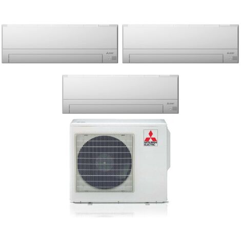 Mitsubishi Electric – Climatiseur réversible multisplit 6,8 kW – Wi-Fi intégré – R-32 – A++ en refroidissement – Silence 19 dB – Pour 3 unités intérieures