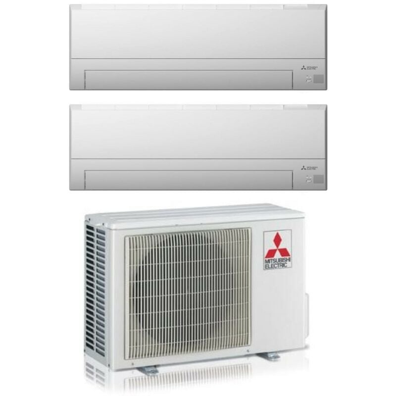 Mitsubishi - electric dual split inverter air conditioner series msz-bt 12+12 avec mxz-2f53vf r-32 wi-fi integrated 12000+12000
