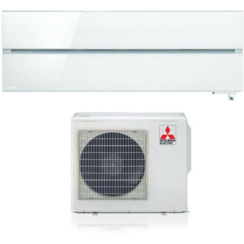 Mitsubishi - electric inverter air conditioner series kirigamine style 18000 btu msz-ln50vgw white r-32 wi-fi integrated white solid