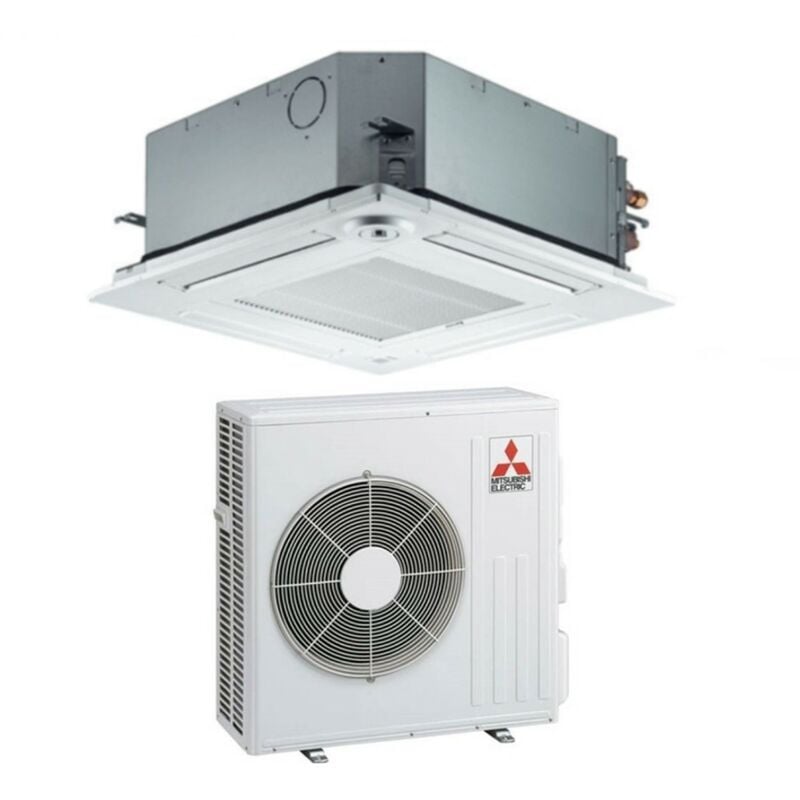 Mitsubishi Electric - rèversible Cassette Air Conditioner SLZ-M60FA SUZ-M60VA 21000 btu Gas R-32 Wi-Fi Optional New