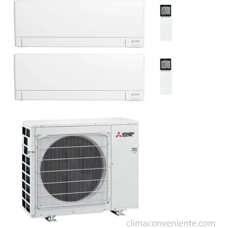 Mitsubishi Electric Klimaanlage Dual Split MXZ-2F42VF MSZ-AY25VGKP MSZ-AY25VGKP 9+9