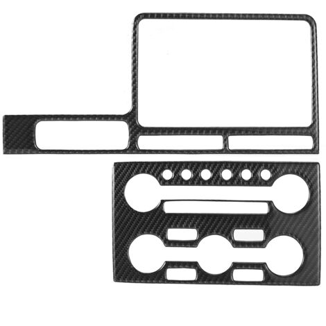Mittelkonsolen-Navigationsblende aus Kohlefaser für GTR R35 (08-16), leichte Armaturenbrettabdeckung, elegante Innenausstattung