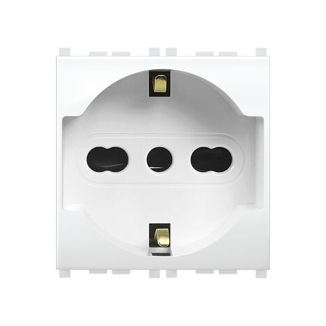 MIVIDA MV6050 PRESA SCHUKO BIPASSO 2P+T- 6,0 pz