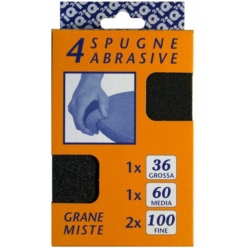 Mix 4 Spugne Abrasive 1 P36 1 P60 2 P100