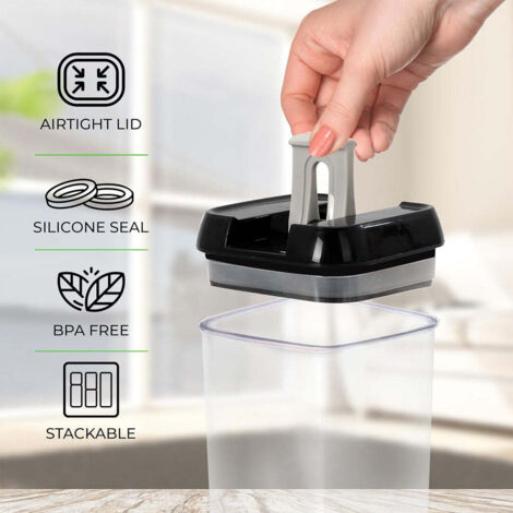 Mixed Set 10 Piece Assorted Food Grade & BPA Free Cereal Storage Containers