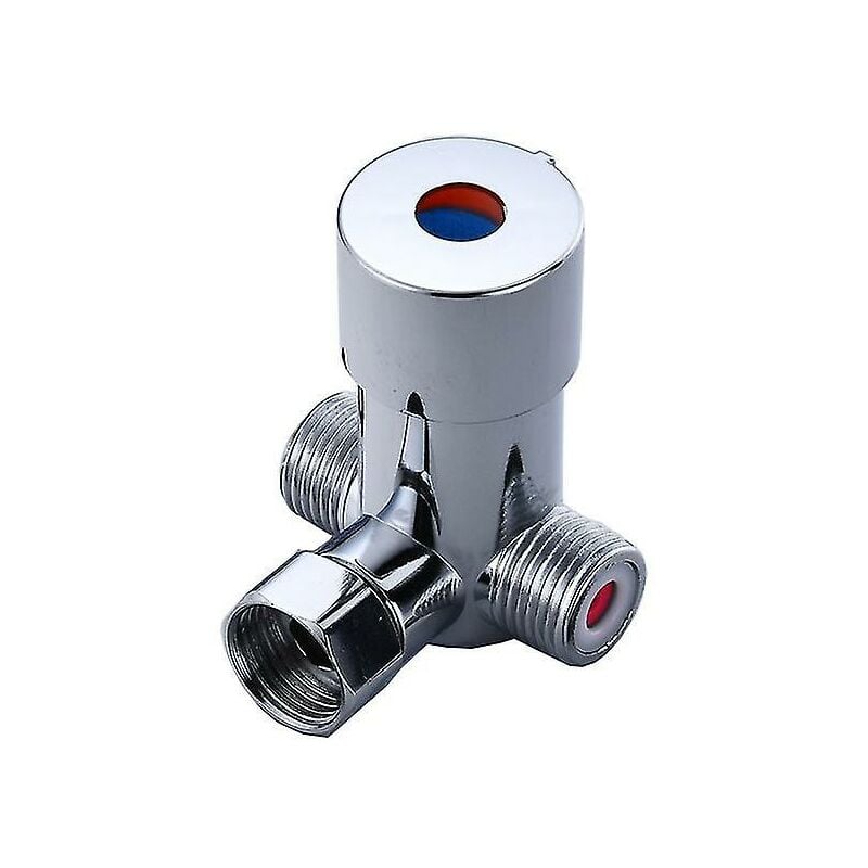 Mixer tap for hot and cold water, adjustable temperature control, touchless bathroom faucet