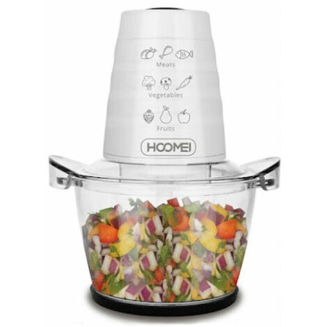 Zephir Tritatutto 500ml - Mixer Tritatutto con 4 Lame in Acciaio Inox