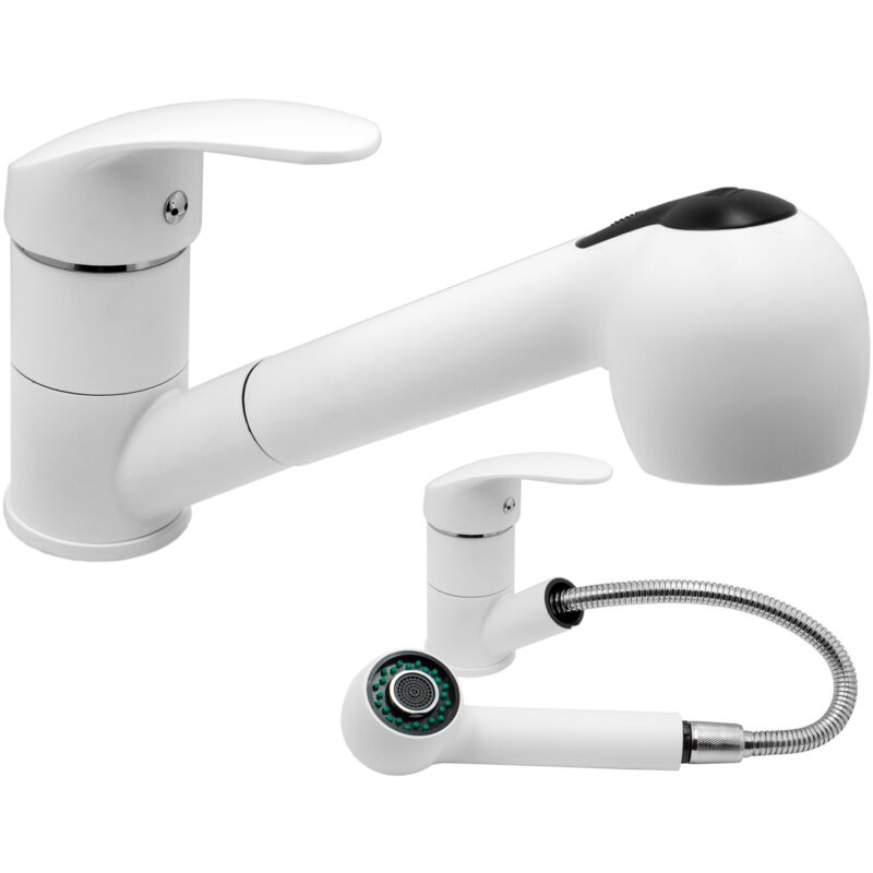 Granitan - mixeur de cuisine avec douchette extractible mixeur à main blanc