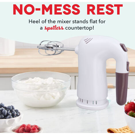 Mixeur Électrique 5 Vitesses 500W avec Fouet pour Pâtisserie Cuisine 220V EU