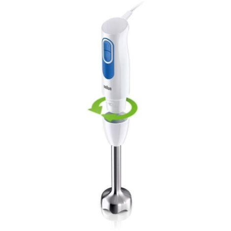 Mixeur Electrique Pied BRAUN MQ20.236M - Moteur 600 W - 2 vitesses - Systeme EasyTwist