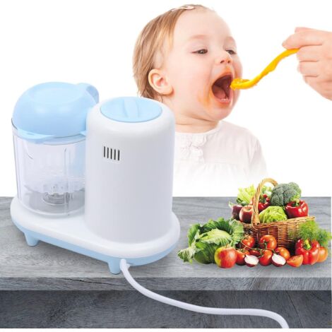 Mixeur électrique pour bébé - 300 W Cuisson vapeur pour bébé - Pour la préparation des aliments de bébé