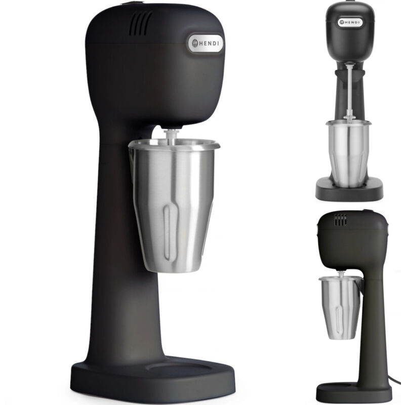 Mousseur à milkshake shaker 400 W noir - Hendi 221600