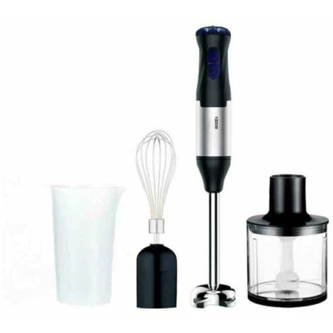 Mixeur Plongeant 4 en 1 Kitchen Master Blender à Main 5 Vitesses Réglable - 1000 Watt