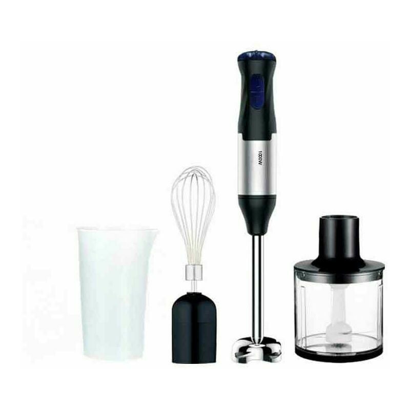 Lucky-88 - Mixeur Plongeant 4 en 1 Kitchen Master Blender à Main 5 Vitesses Réglable - 1000 Watt