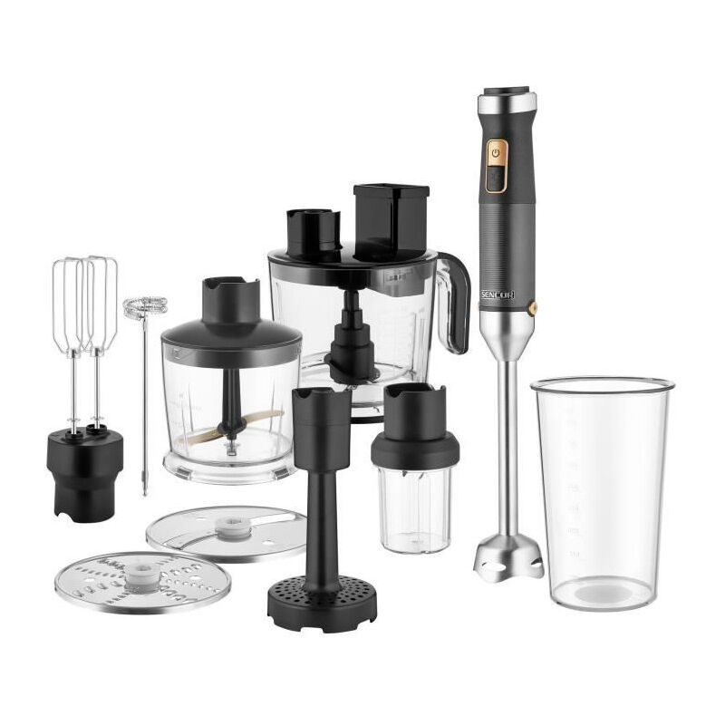 Sencor - Mixeur plongeant 7 en 1 SHB6552BK - 1500 w - Noir