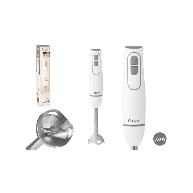Argon - Mixeur plongeant JE-908A Blanc Gris 500 w