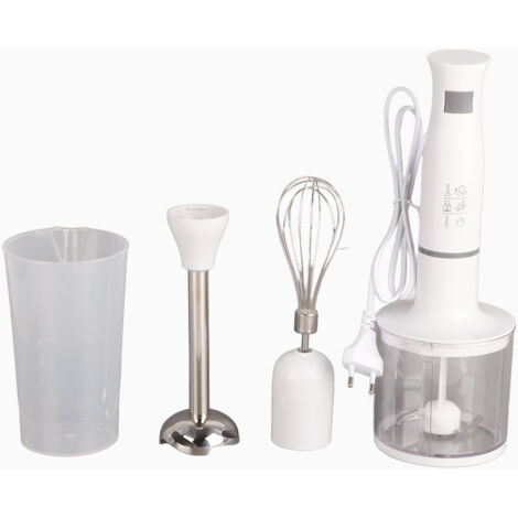 Mixeur Plongeant Multifonction avec Fouet et Hachoir, Blender Électrique pour Cuisine 220V EU