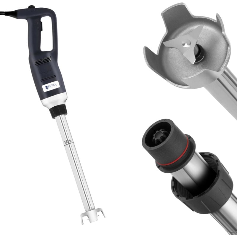 Royal Catering - Robot mixeur puissant à main, longueur de bras 400mm 500W 230V