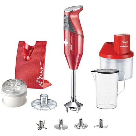Mixeur Plongeant Rouge & Croix Suisse - Bamixbox M200 - Mx1050007 - Bamix