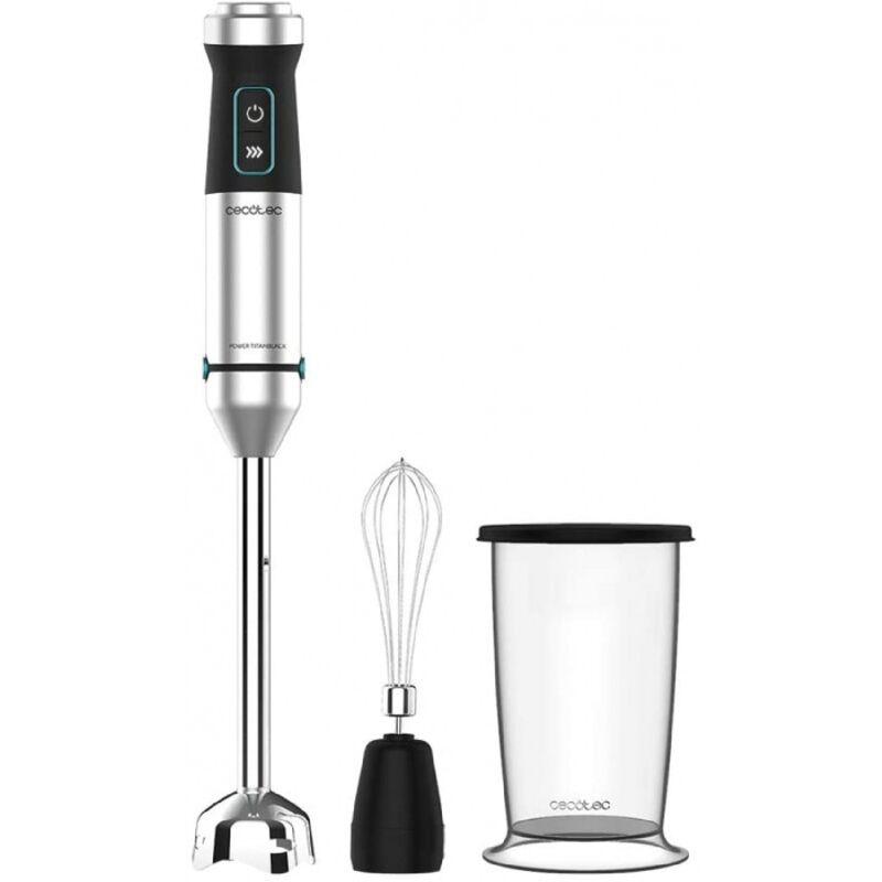 Cecotec - Mixeur plongeant Power TitanBlack 1500 xl Cream