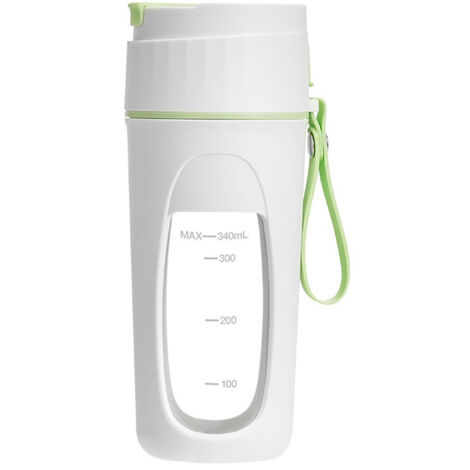 Mixeur Portable, Blender Smoothie de 500 ML, Mini Mixeur, USB Mixeur Jus de Fruit, Machine a Smoothie Avec 8 Lames en Acier Inoxydable, Petit Appareil à Smoothie pour Les Voyages, à Domicile