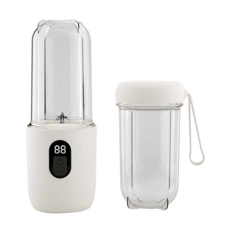 Mixeur portable pour smoothie à emporter, 500 ml, avec couvercle de voyage, blender portable, rechargeable, puissant 20800 tr/min, pour le sport, les
