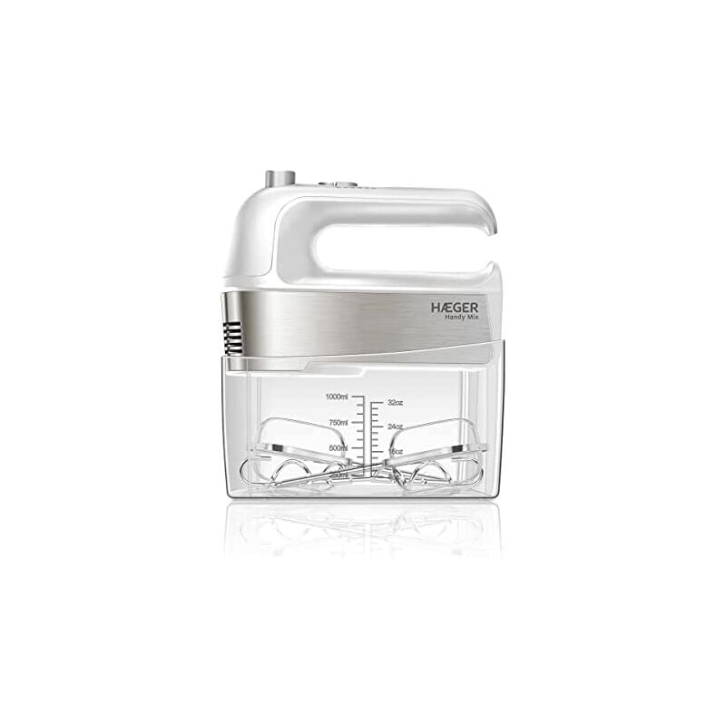 Haeger - BL-3HW.015A blender Mixeur plongeant 300 w acier inoxydable, White