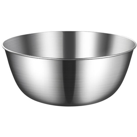 Mixing Bowl Large Capacity Thickened Stainless Steel Baking Cooking Basin for Kitchen 22x10cm/8.7/3.9in 2200ml