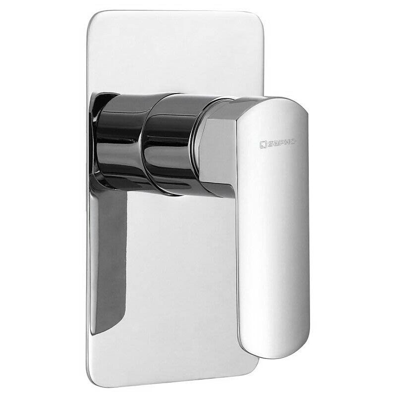 Sapho - mixona Robinet de mélangeur de douche en béton, 1 voie, chrome