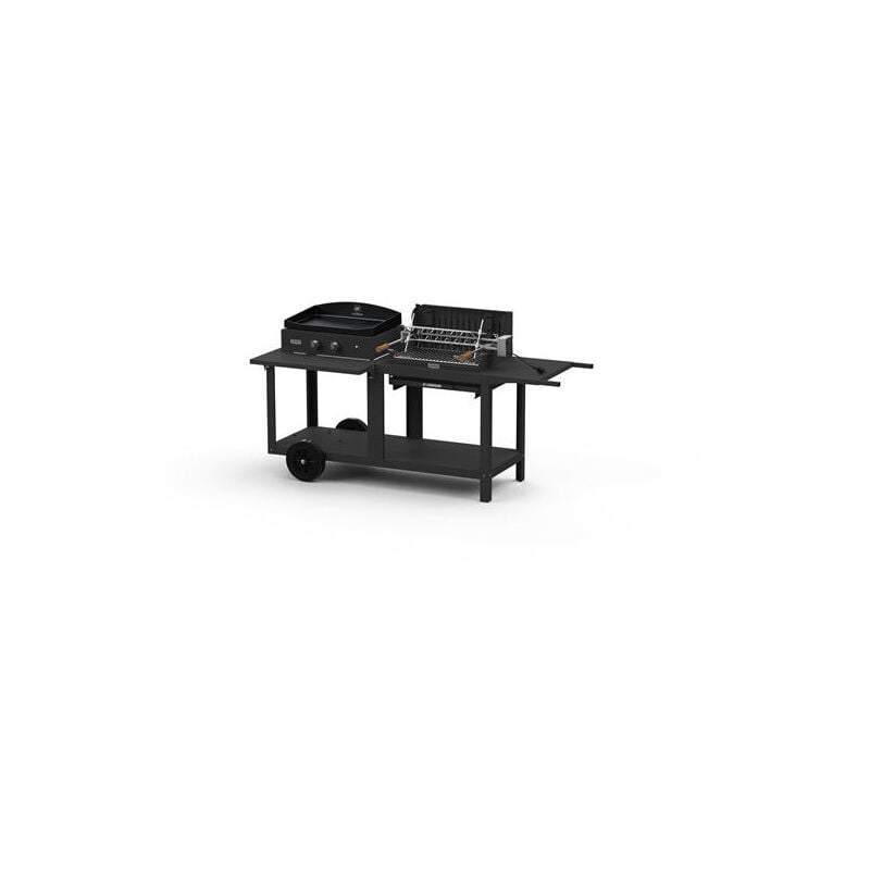 Mixte Barbecue et Plancha le Marquier MIVME13V2 Mendy-Alde Pure Grill 5400 W Noir